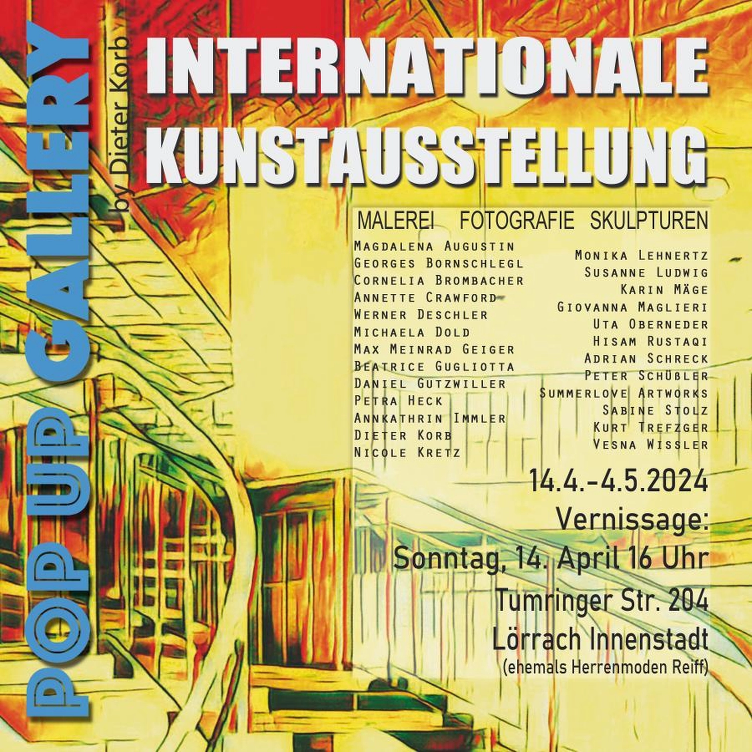 Dieter Korb – Künstler und Galerist – Pop Up Gallery