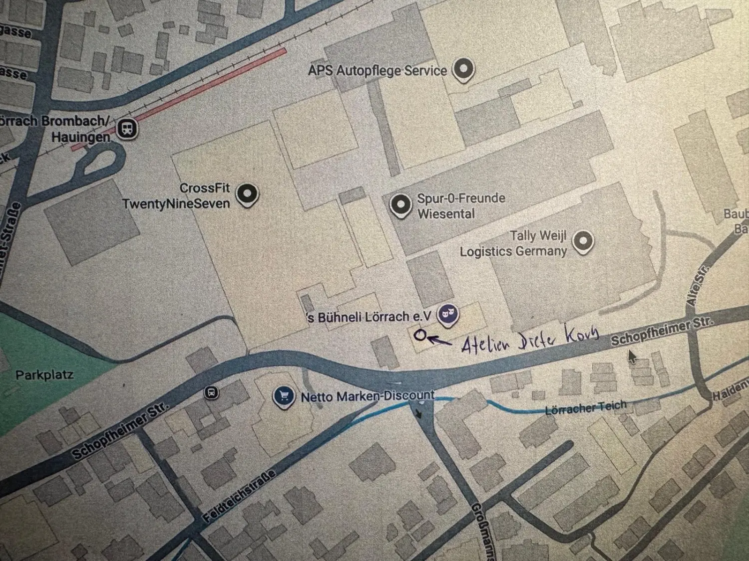 Dieter Korb – Künstler und Galerist – Atelierstandort